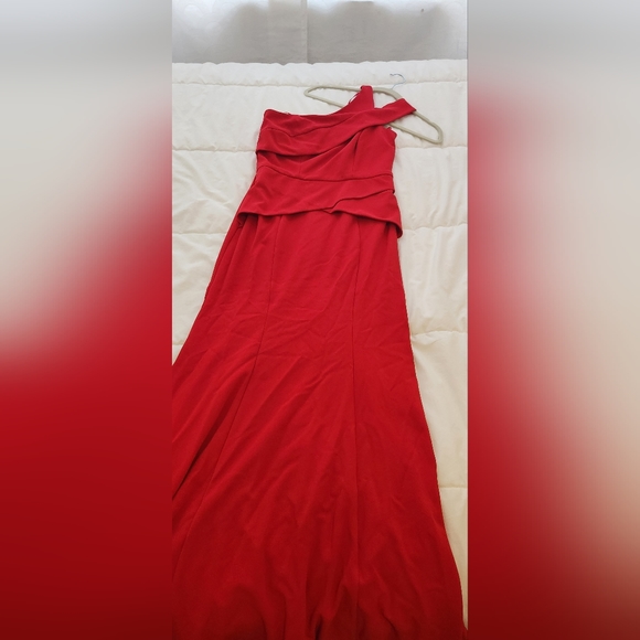 COPY - MELANIE LYNE MAXI RED DRESS SIZE 6 LIKE NEW! - Picture 5 of 16